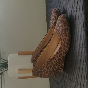 Leopard Print Wedge